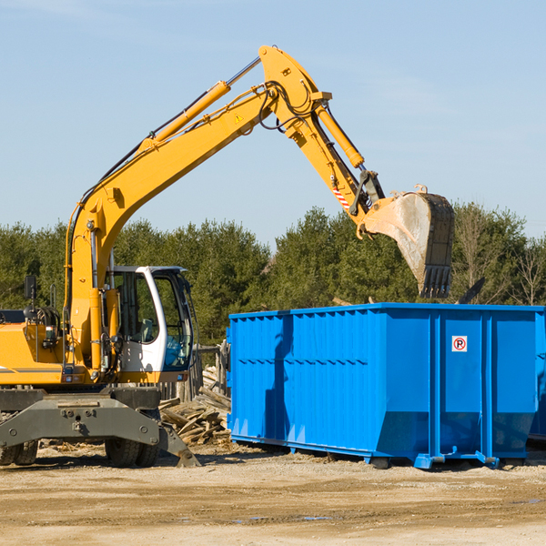 what size residential dumpster rentals are available in Random Lake WI